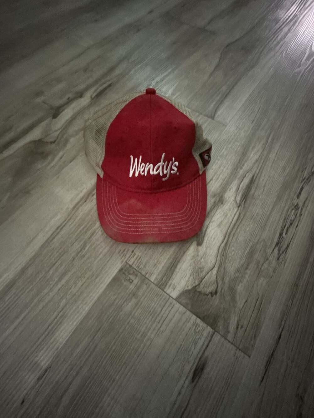 Wendy's Dave Thomas Foundation for Adoption Red Mesh Snapback Trucker Hat
